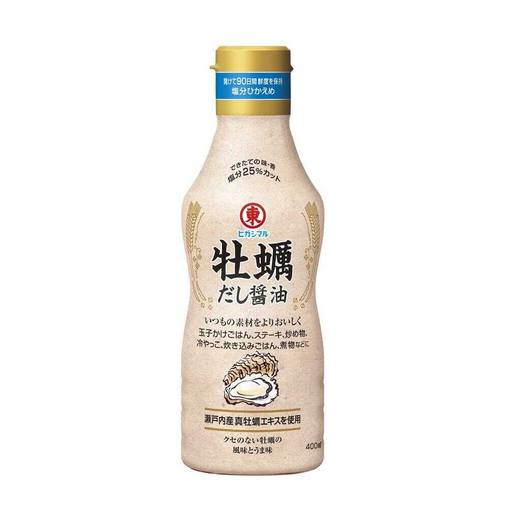 ◆ヒガシマル 牡蠣だし醤油 400ml   [12個セット]