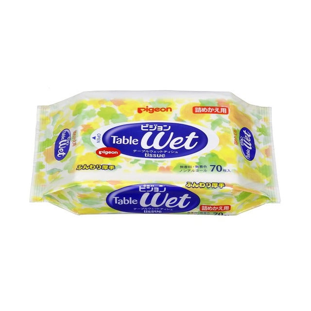 ピジョン テーブルウェット 詰替 70枚入【3個セット】