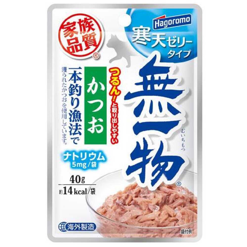 はごろもフーズ 無一物パウチ 寒天ゼリー かつお 一本釣り漁法 40ｇ