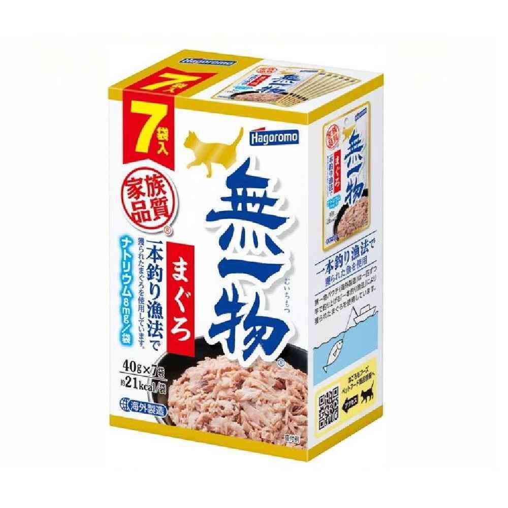 はごろもフーズ 無一物 パウチ まぐろ 一本釣り漁法 40g×7個パック