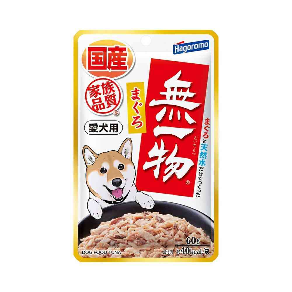 はごろもフーズ 愛犬用 無一物 パウチ まぐろ 60g