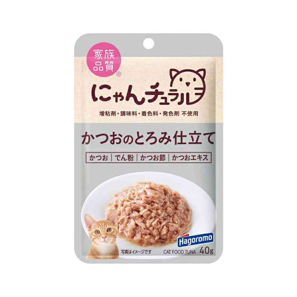 はごろもフーズ にゃんチュラル パウチ かつおのとろみ仕立て 40g
