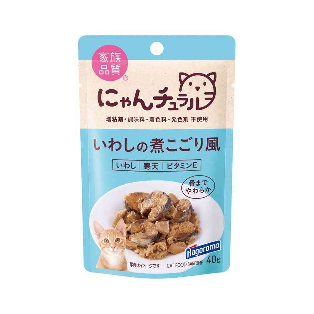 はごろもフーズ にゃんチュラル レトルトパウチ いわし煮こごり風 40g