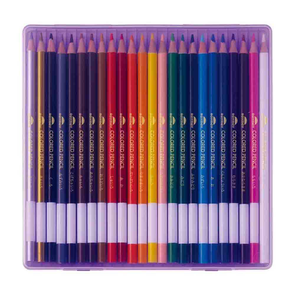 レイメイ藤井 先生おすすめ 色鉛筆（24色） ブルー