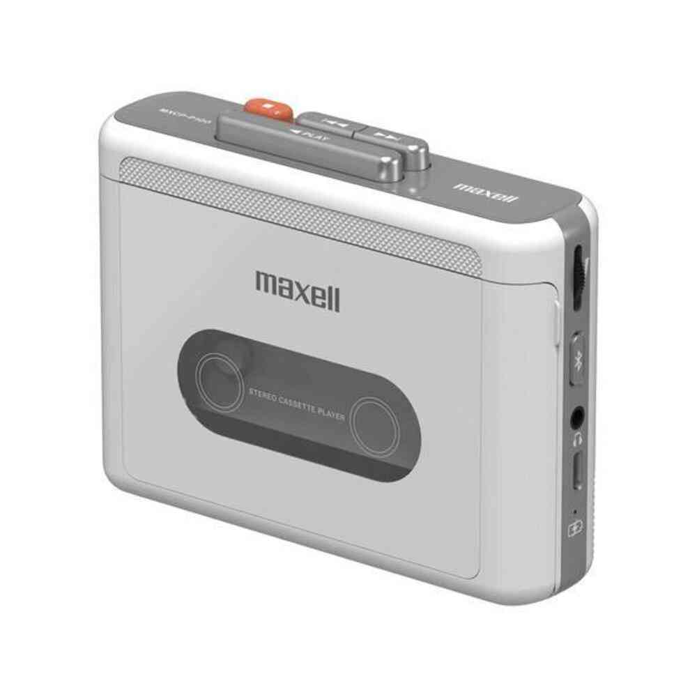 マクセル Bluetooth対応ポータブルカセットプレーヤー ホワイト MXCP-P100WH 1台