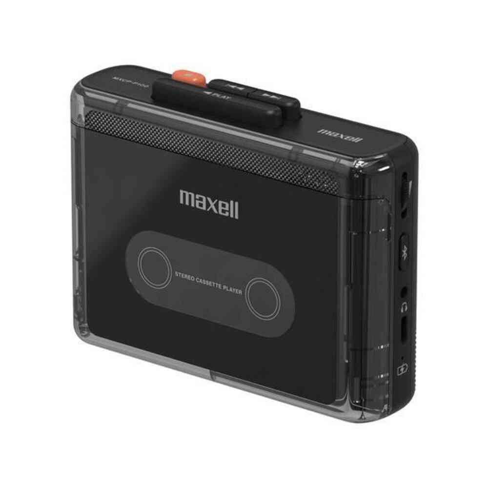 マクセル Bluetooth対応ポータブルカセットプレーヤー ブラック MXCP-P100BK 1台