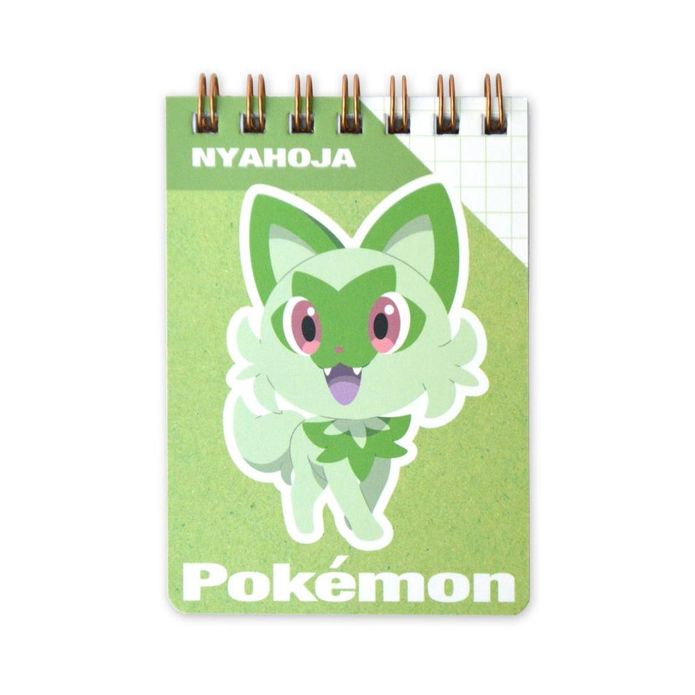 文運堂 ポケモンA7ミニリングメモ ニャオハ 1冊60枚