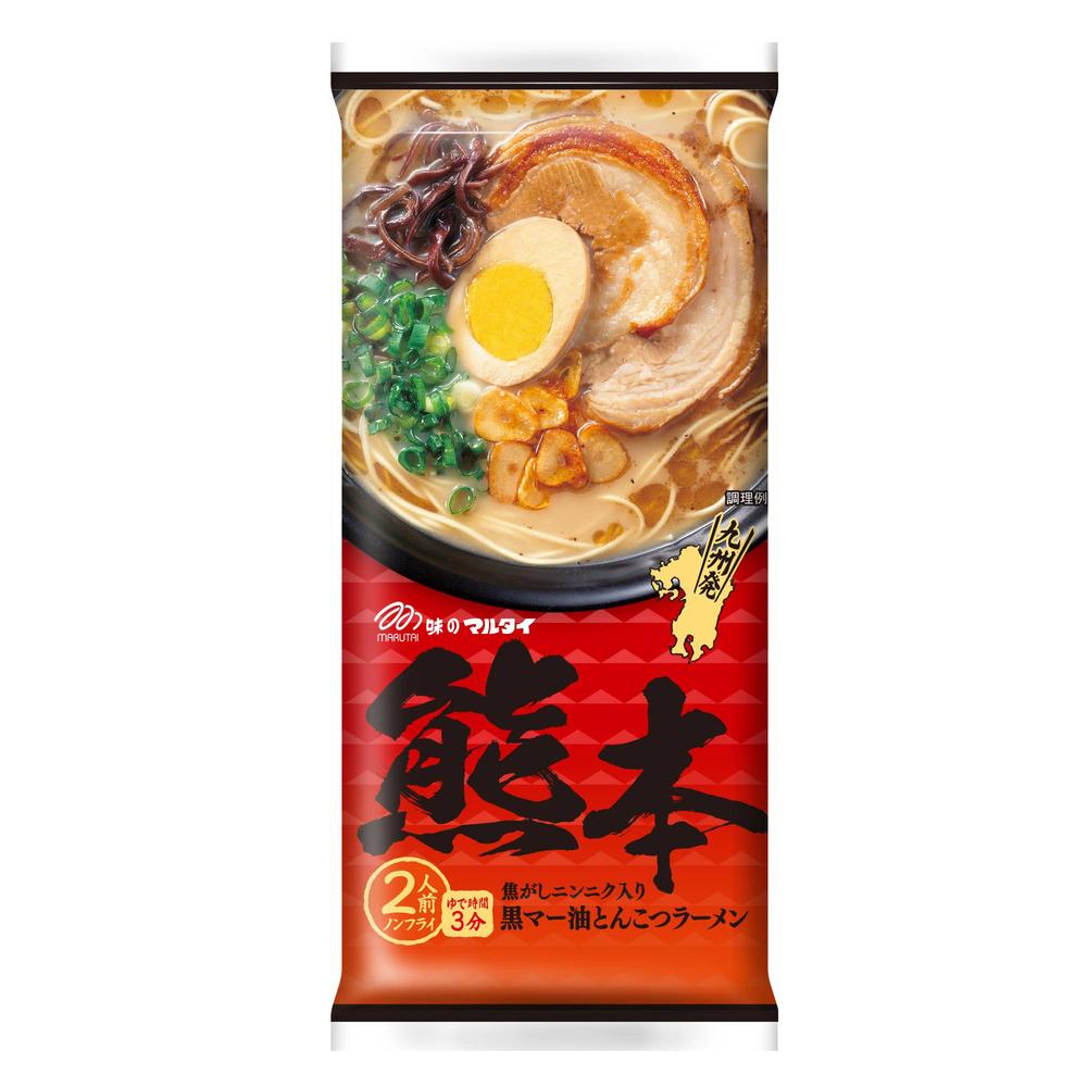 ◆マルタイ 熊本黒マー油とんこつラーメン 186g【15個セット】