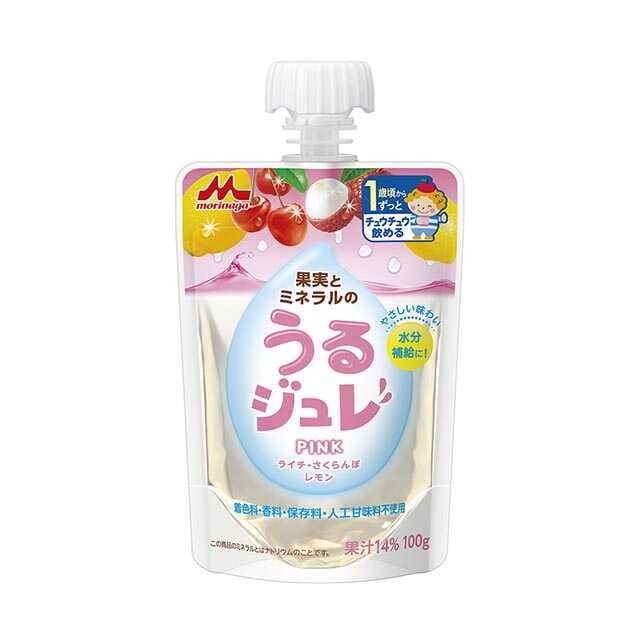 ◆森永うるジュレ PINK 100g 12ヶ月～