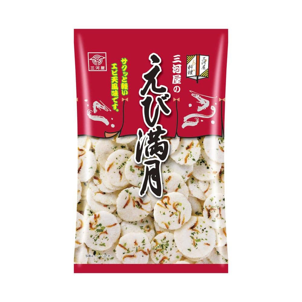 ◆三河屋製菓 えび満月 75g   [12個セット]