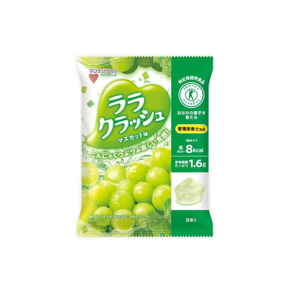 ◆[特定保健用食品(トクホ)]マンナンライフ 蒟蒻畑ララクラッシュマスカット味 192g   [12個セット]