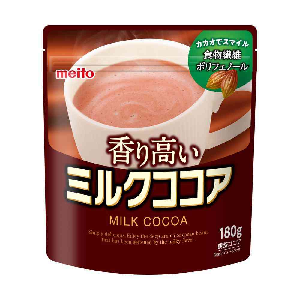 ◆meito 香り高いミルクココア 180g   [7個セット]