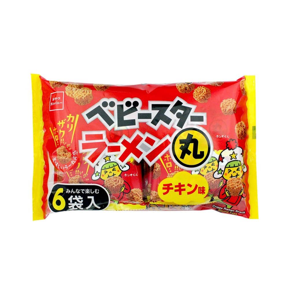◆おやつカンパニー ベビースターラーメン丸チキン味 132g(22g×6袋)   [15個セット]
