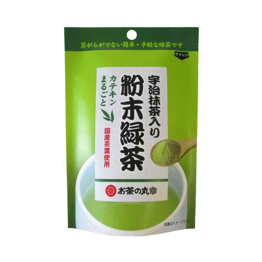 ◆お茶の丸幸 宇治抹茶入り 粉末緑茶 50g   [10個セット]