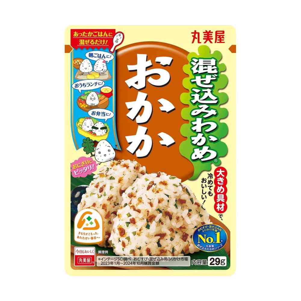 ◆丸美屋 混ぜ込みわかめ おかか 29g【10個セット】