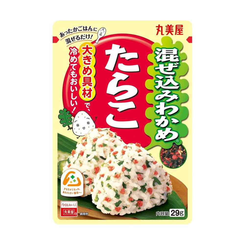 ◆丸美屋 混ぜ込みわかめ たらこ 29g【10個セット】