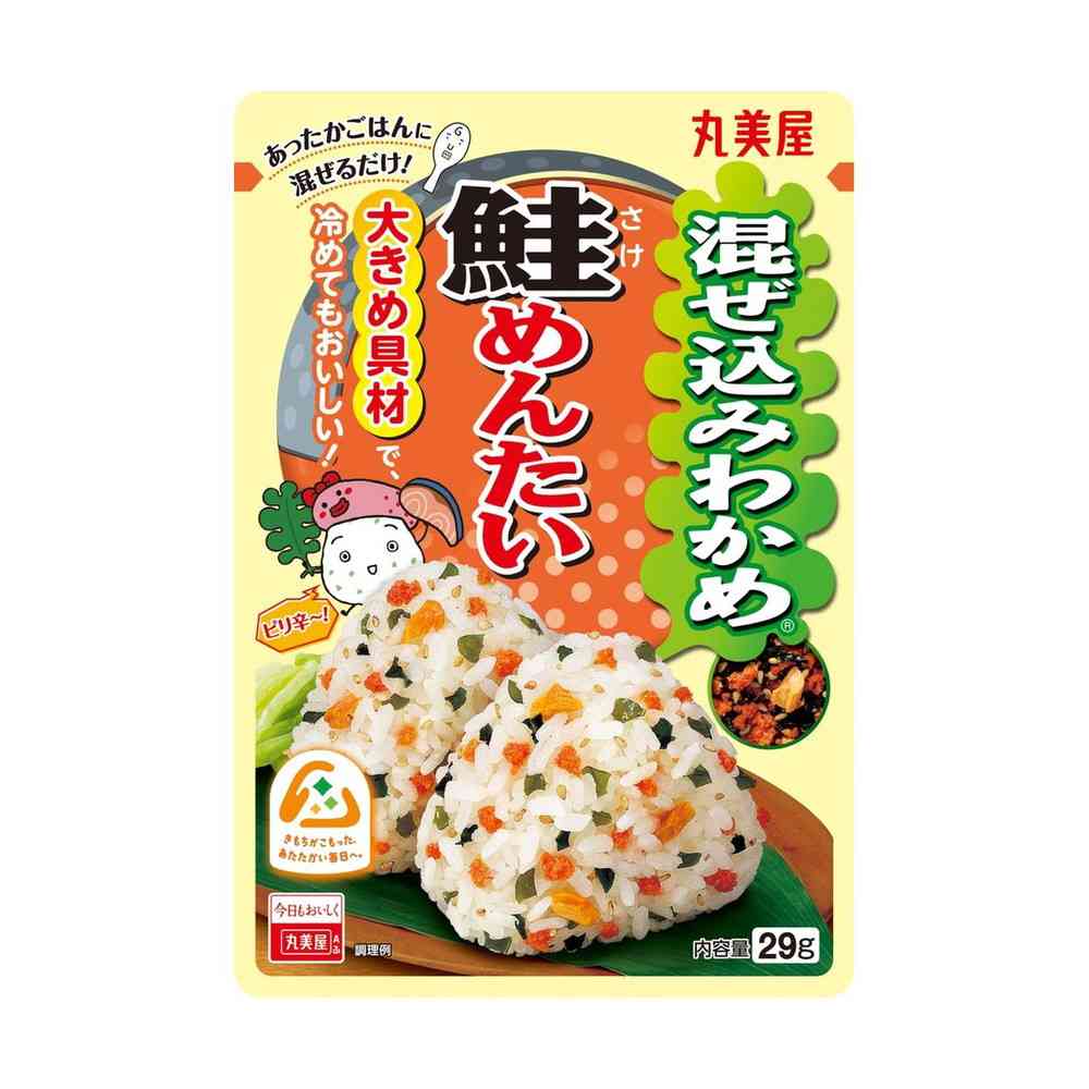 ◆丸美屋 混ぜ込みわかめ鮭めんたい 29g【10個セット】