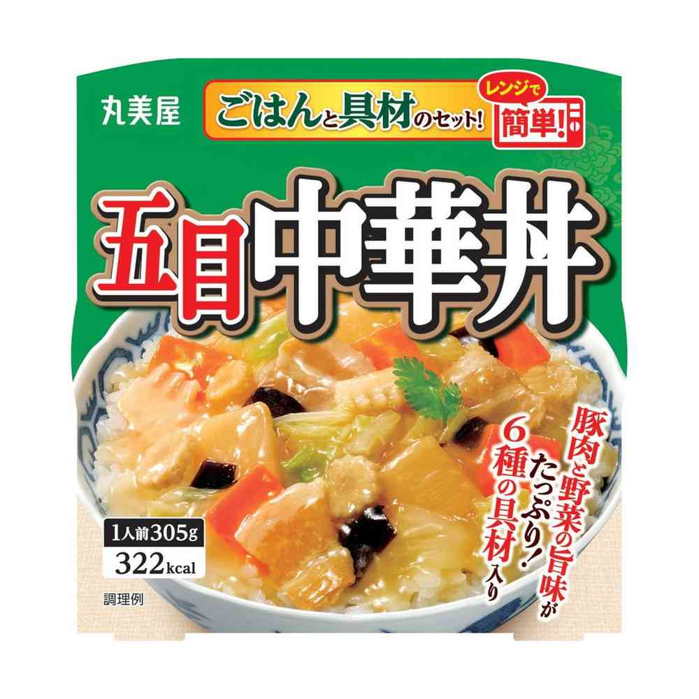 ◆丸美屋 五目中華丼 ごはん付き 305g【6個セット】