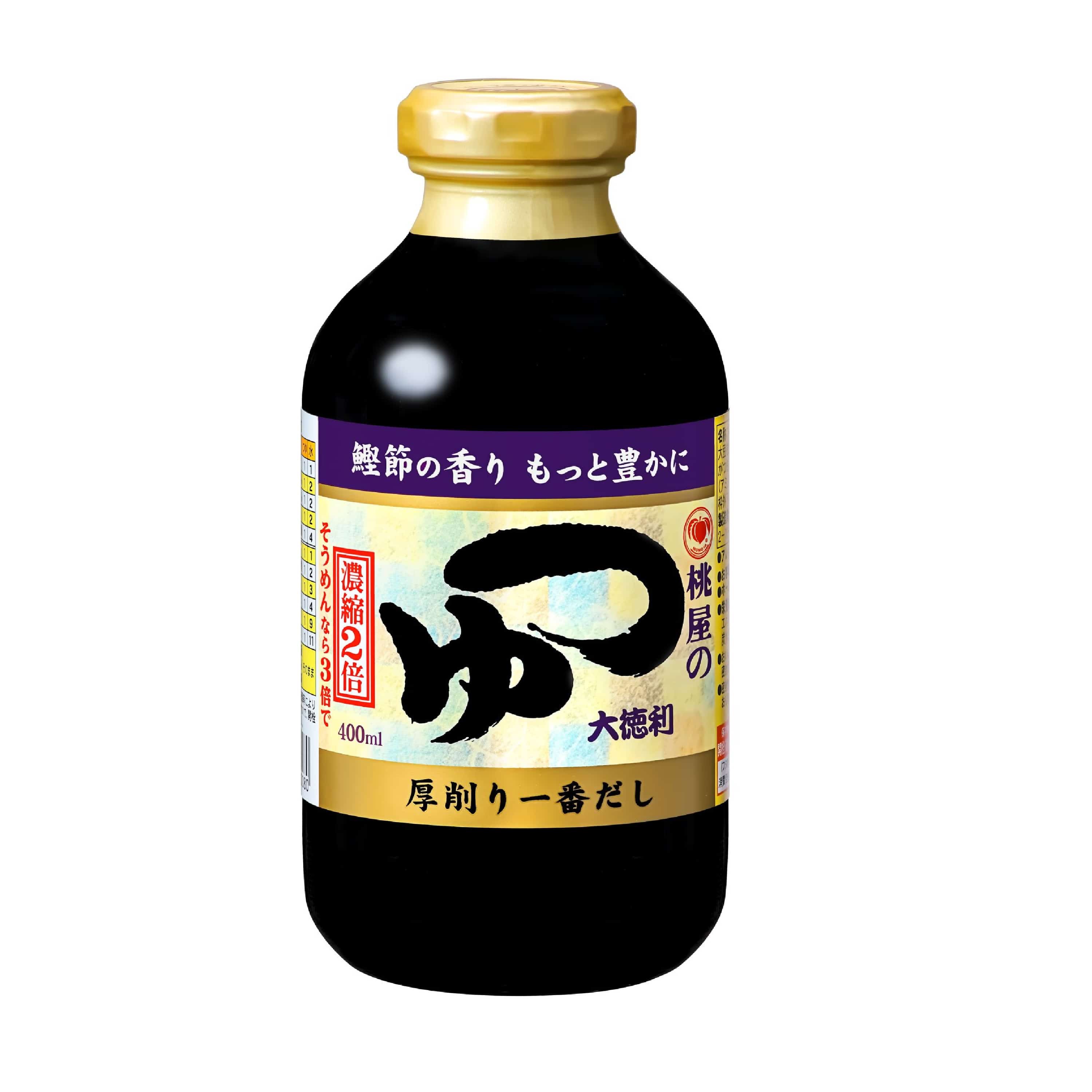 ◆桃屋 つゆ大徳利 濃縮 2倍 400ml【12個セット】