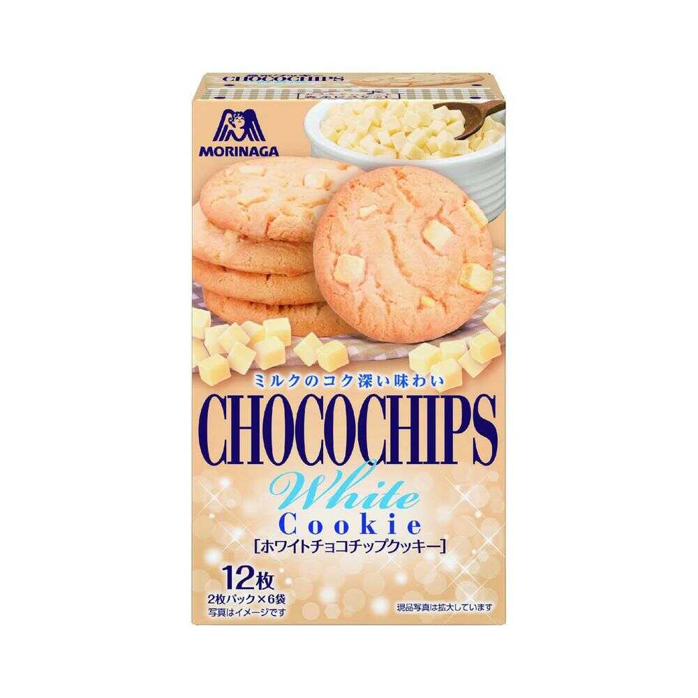◆森永製菓 ホワイトチョコチップクッキー 12枚   [10個セット]