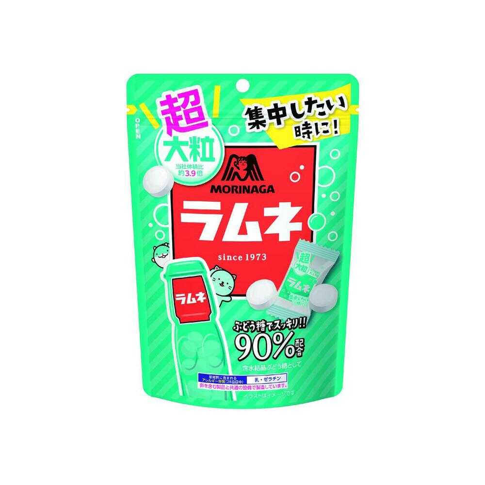 ◆森永製菓 超大粒ラムネ 60g   [6個セット]