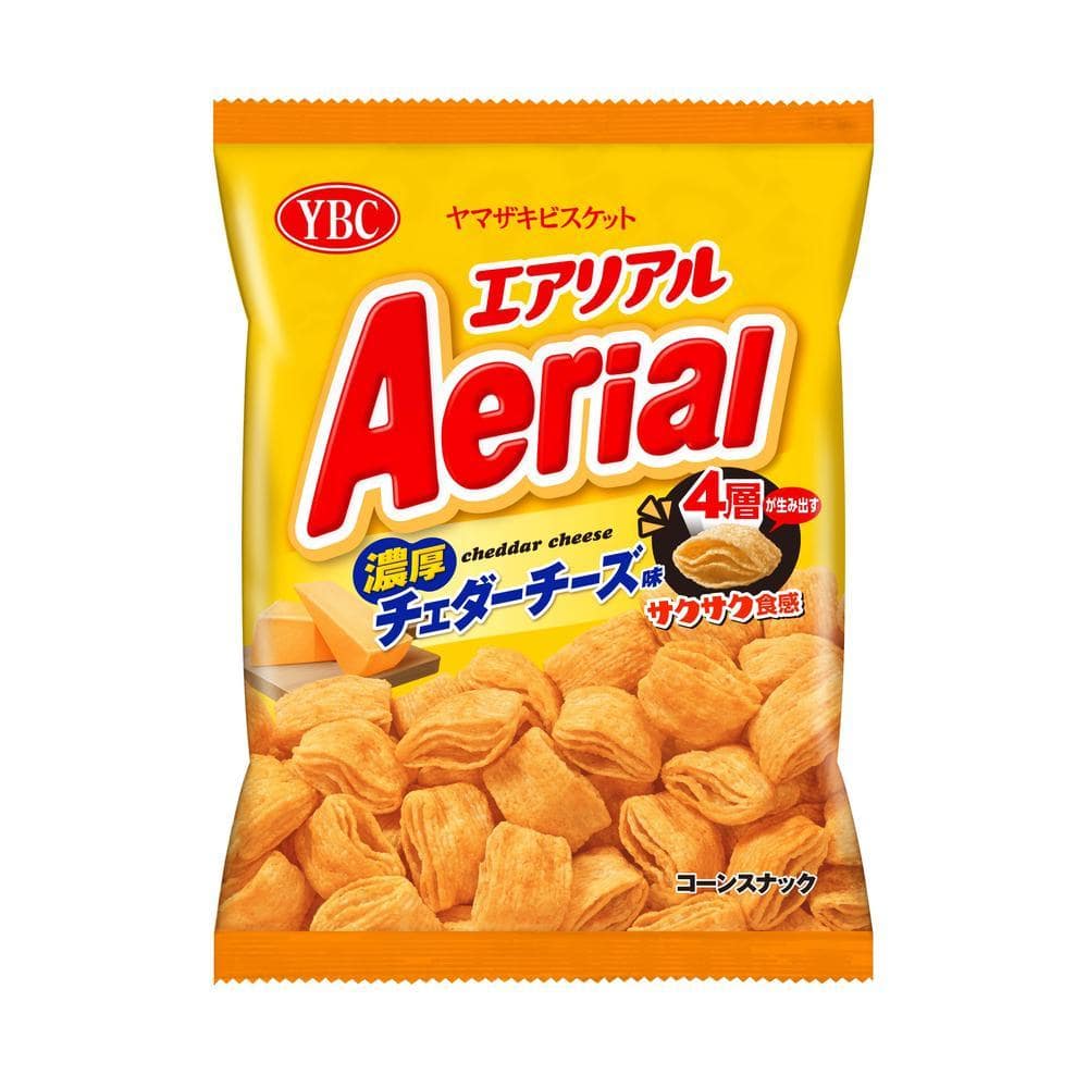 ◆ヤマザキビスケット エアリアル 濃厚チェダーチーズ味 65g [12個セット]