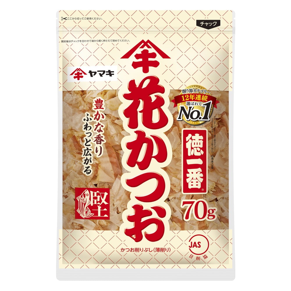 ◆ヤマキ 徳一番花かつお 70g   [12個セット]
