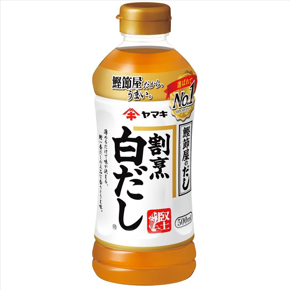 ◆ヤマキ 割烹白だし 500ml【12個セット】