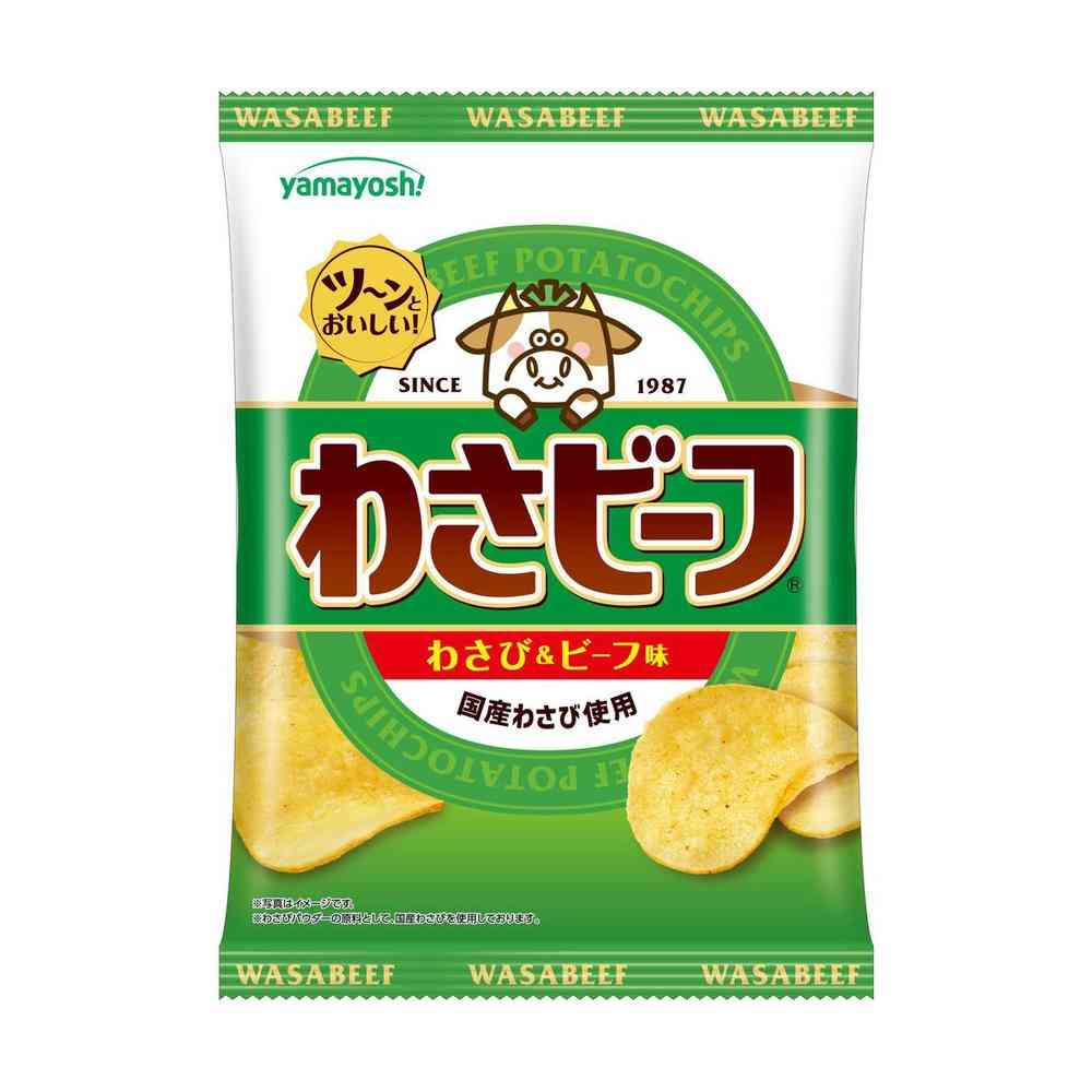 ◆山芳製菓 ポテトチップス わさビーフ 50g [12個セット]