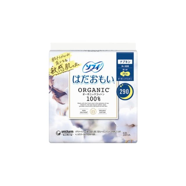 ユニ・チャーム ソフィ はだおもい オーガニックコットン290 10枚
