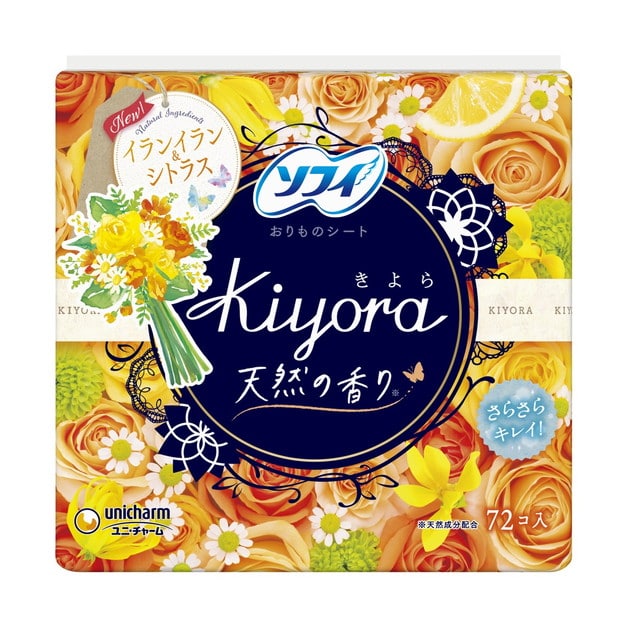 ソフィ Kiyora（キヨラ） フレグランスパンティライナー フローラル＆シトラス 72枚【3個セット】