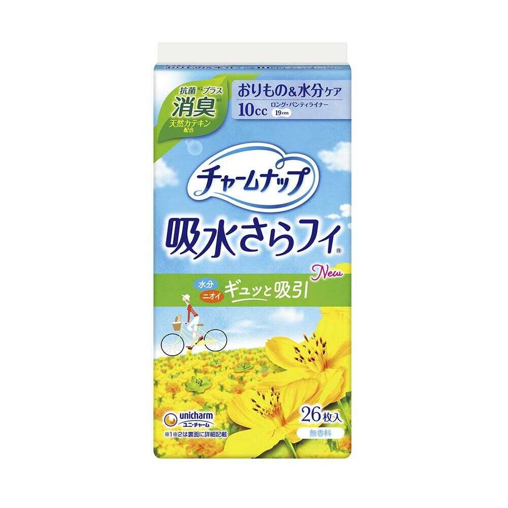 チャームナップ 吸水さらフィ パンティライナーロング（10cc） 消臭タイプ 26枚
