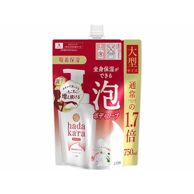 hadakaraBS泡 フローラルブーケ詰替 大型 750ML