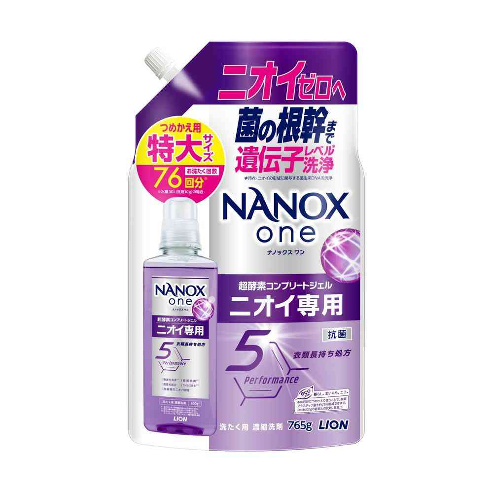 ライオン NANOX one ニオイ専用 詰め替え 特大 765g   [3個セット]