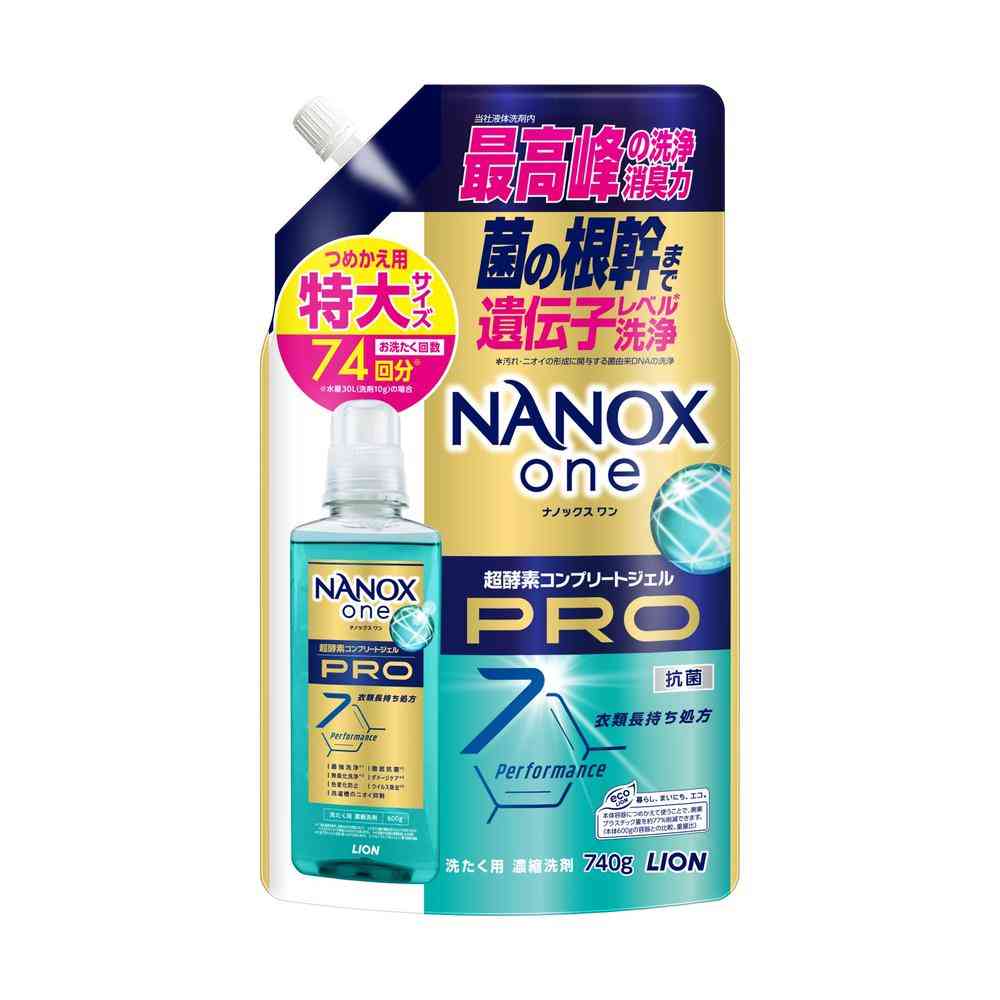 ライオン NANOX one PRO 詰め替え 特大 740g   [3個セット]