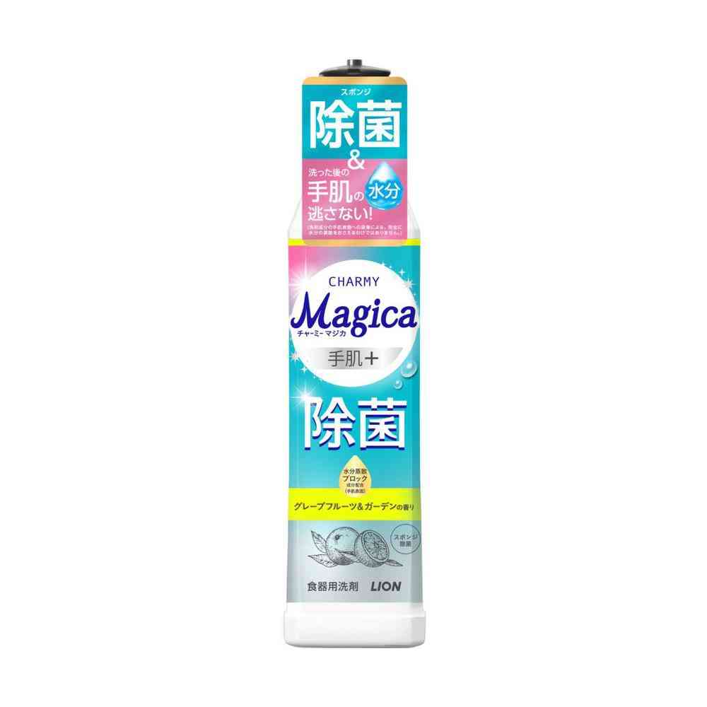 ライオン CHARMY Magica 手肌プラス 除菌 グレープフルーツ＆ガーデンの香り 本体 220ml   [24個セット]