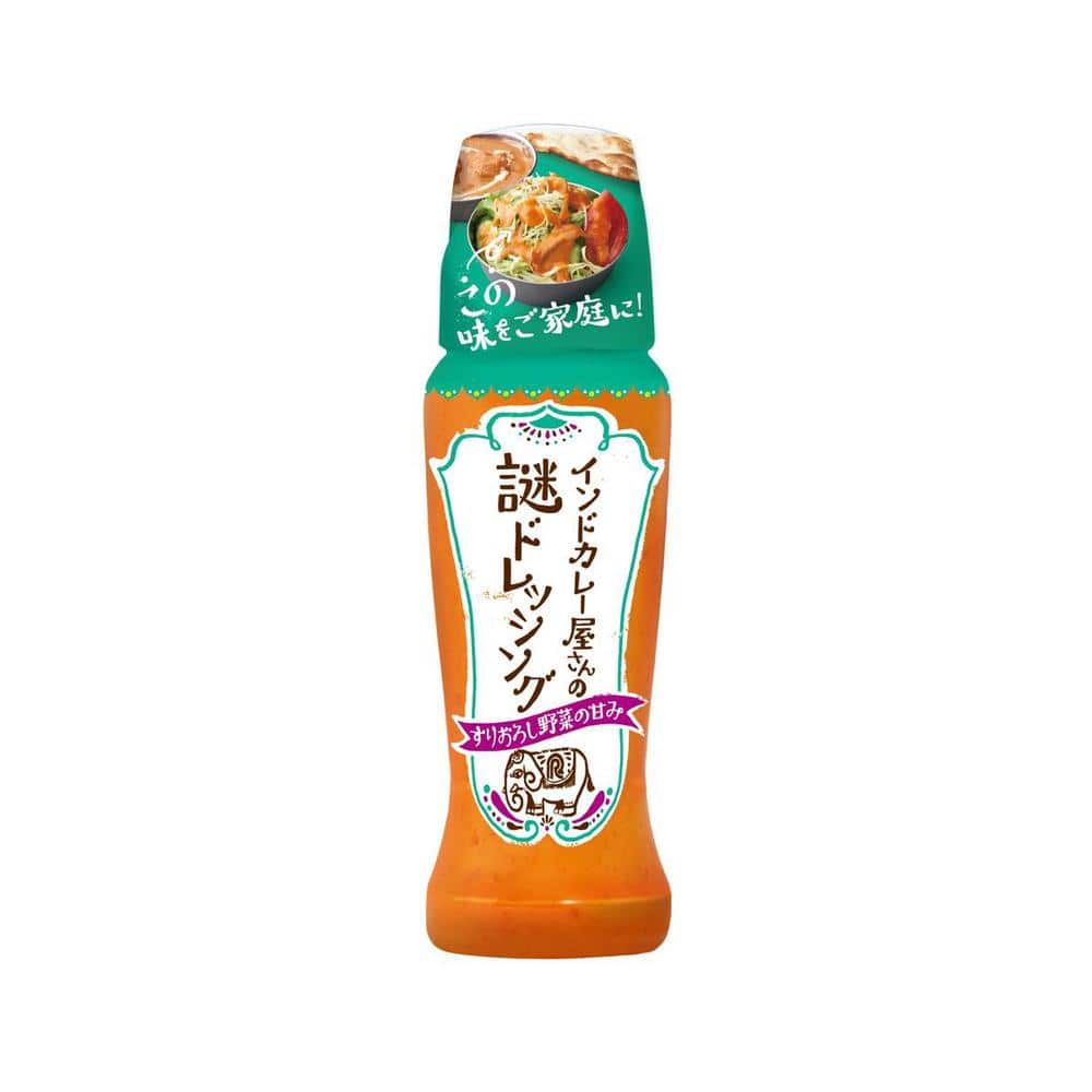 ◆理研ビタミン インドカレー屋さんの謎ドレッシング 190ml [12個セット]