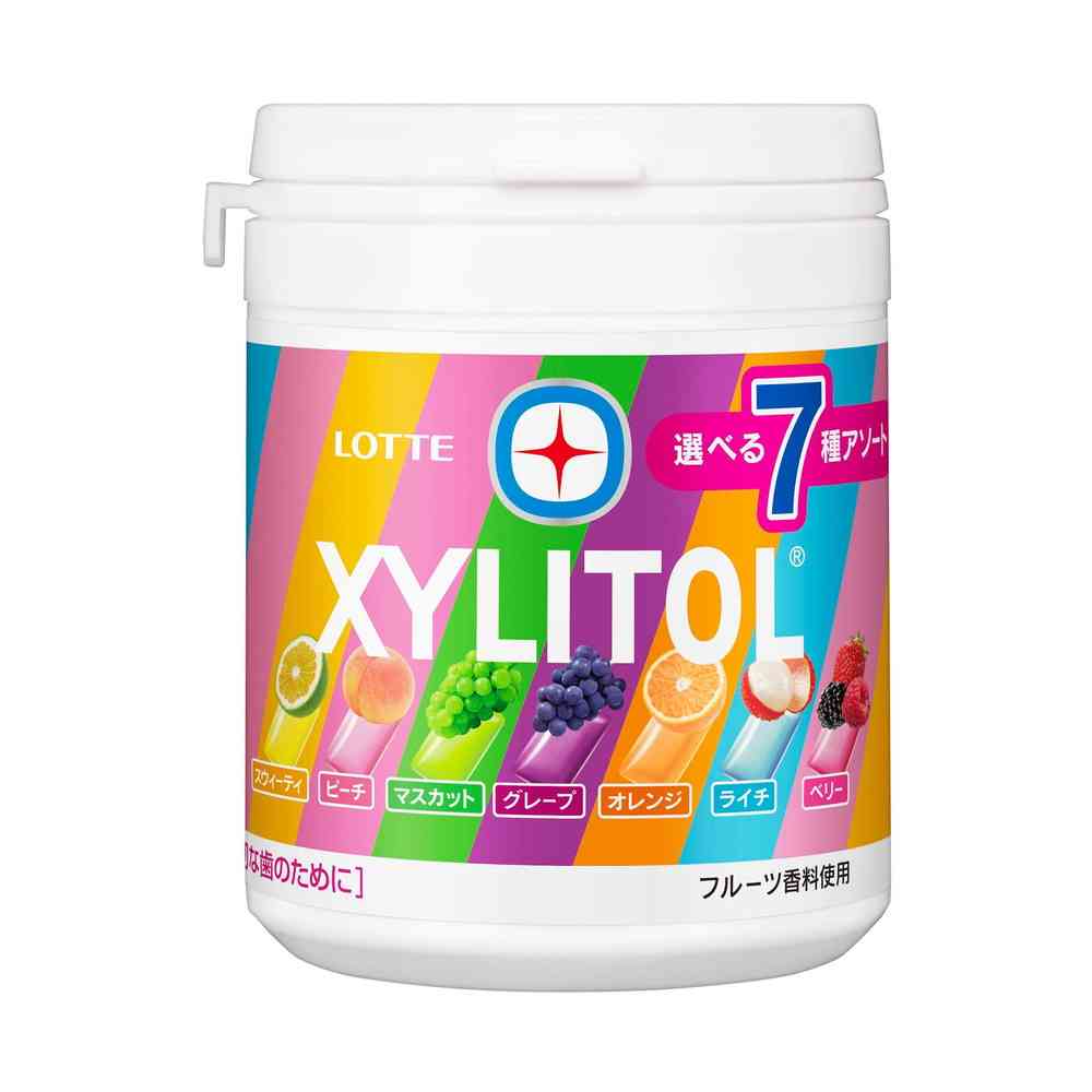 ◆ロッテ キシリトール  7種アソートボトル 133g   [6個セット]