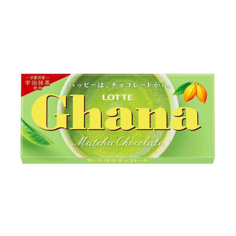 ◆ロッテ ガーナ 抹茶チョコレート 45g   [10個セット]
