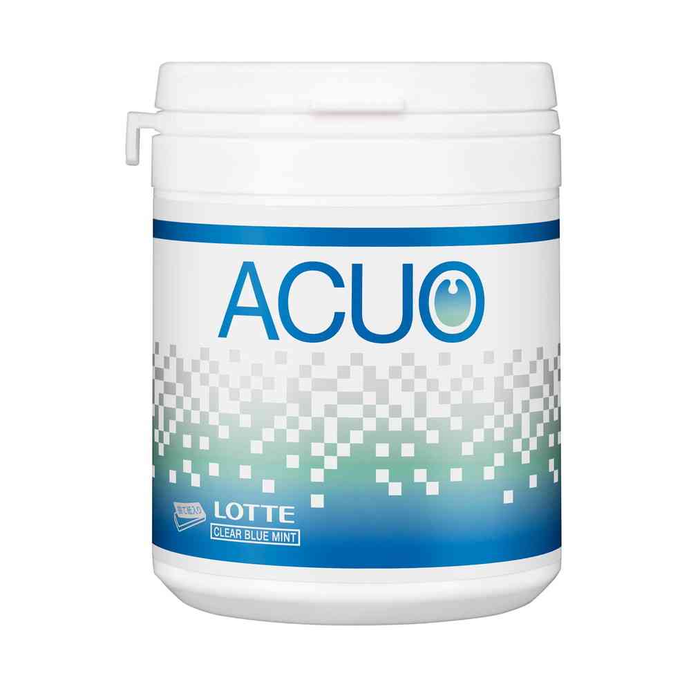 ◆ロッテ ACUO クリアブルーミント ボトル 137g   [6個セット]