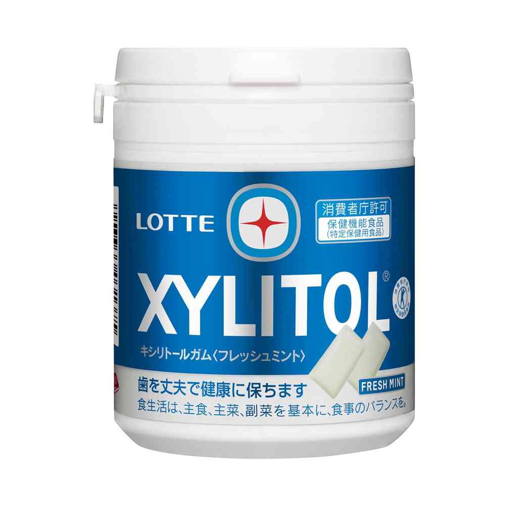 ◆ロッテ キシリトール フレッシュミント ボトル 133g   [6個セット]