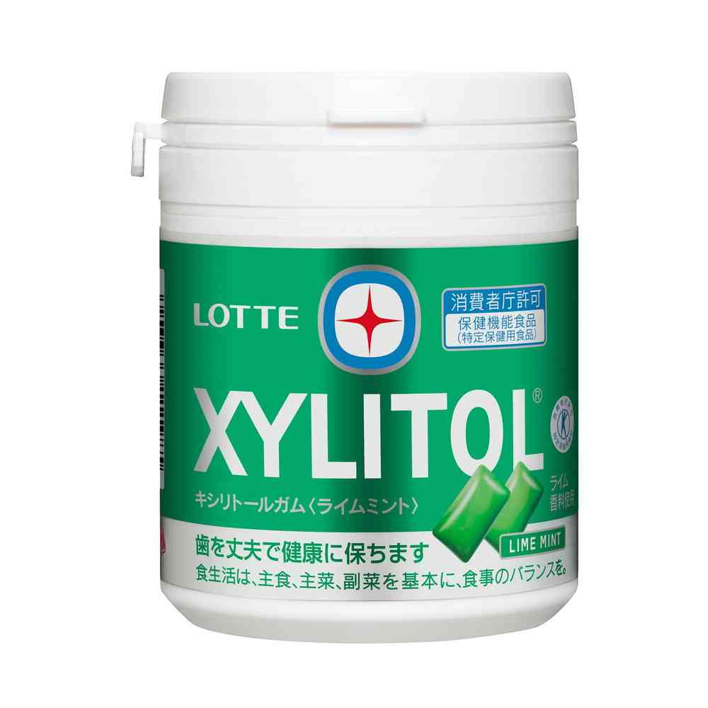 ◆ロッテ キシリトール ライムミント ボトル 133g   [6個セット]