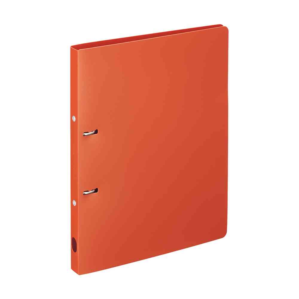 リヒトラブ Mutual リングファイル ツイストリングスマートスリム A4 テラコッタオレンジ 1冊