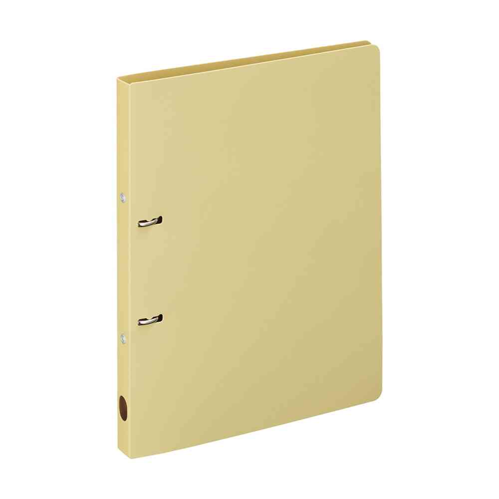 リヒトラブ Mutual リングファイル ツイストリングスマートスリム A4 マットイエロー 1冊