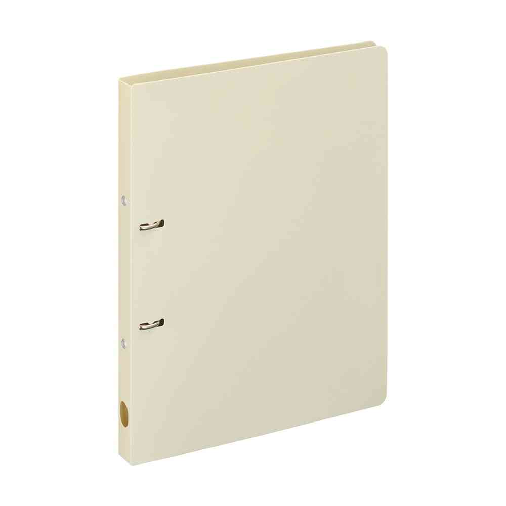 リヒトラブ Mutual リングファイル ツイストリングスマートスリム A4 アイボリー 1冊