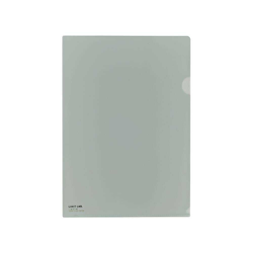 リヒトラブ カラークリヤーホルダー A4 オリーブ 1枚