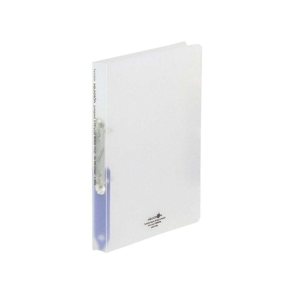 リヒトラブ AQUA DROPs リングファイル＜ツイストリング＞ A4 乳白 1冊