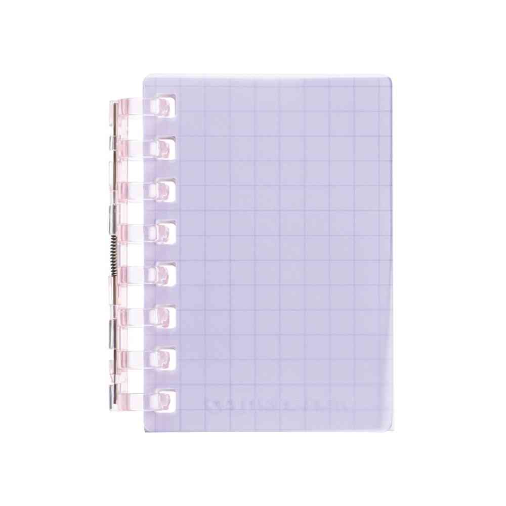 リヒトラブ オープンリングノート ミニ パープル 30枚