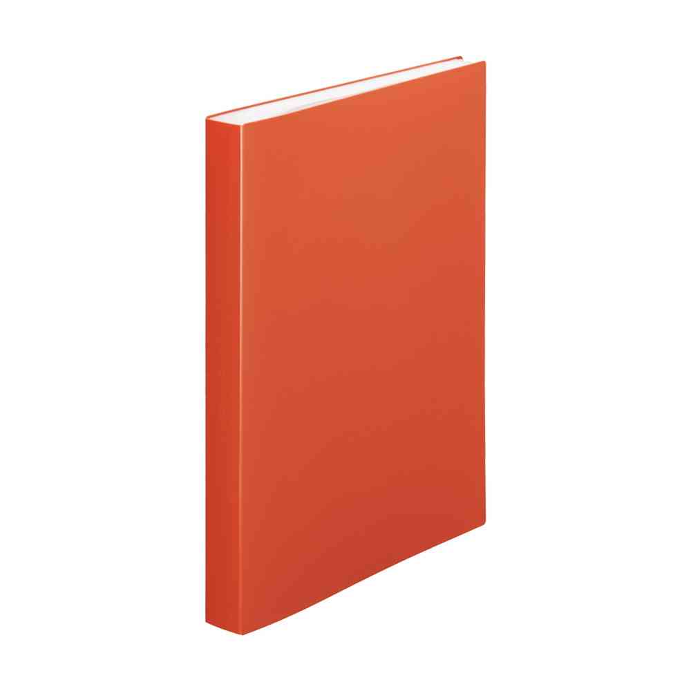 リヒトラブ Mutual クリヤーブック A4 テラコッタオレンジ 1冊
