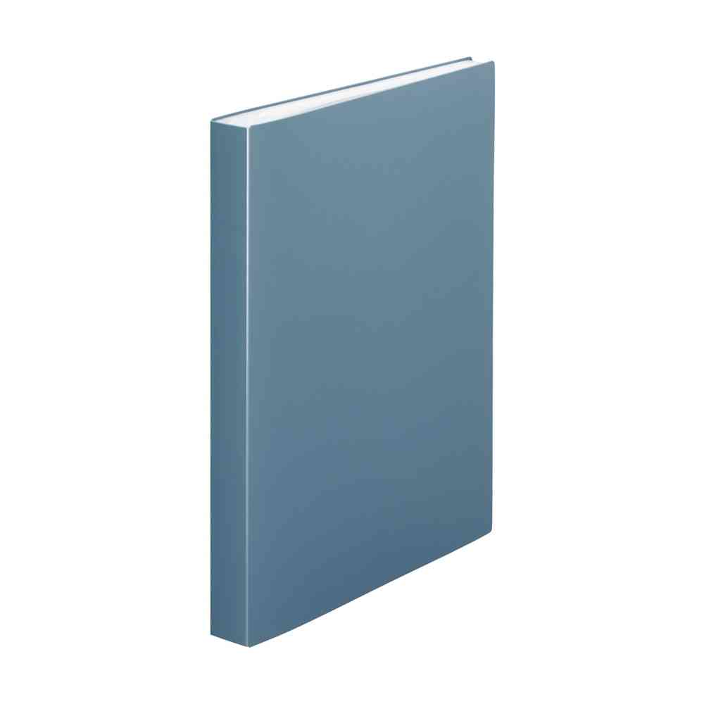 リヒトラブ Mutual クリヤーブック A4 スレートブルー 1冊